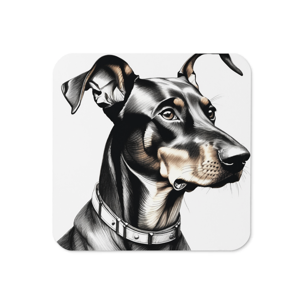 PugMug Custom Doberman Pinscher Coaster