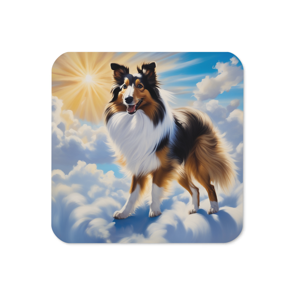 PugMug Custom Shetland Sheepdog Coaster