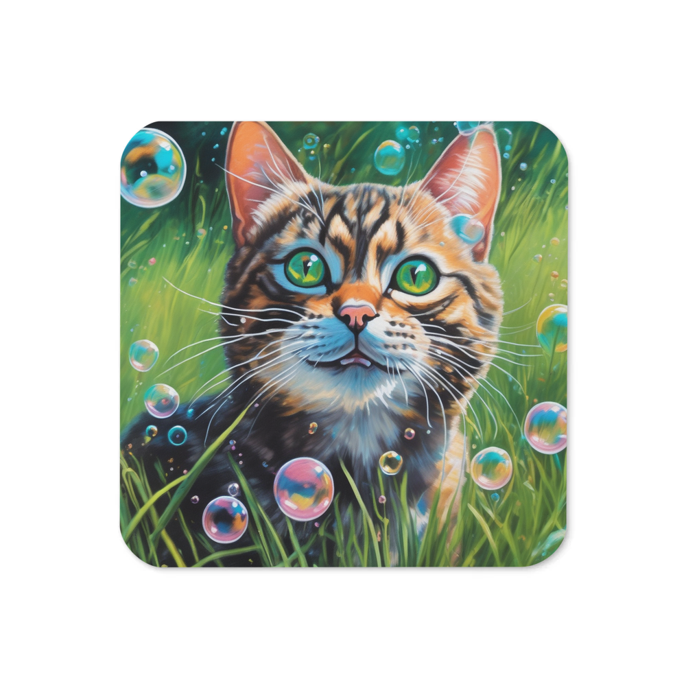 PugMug Custom Tabby Exotic Cat Coaster