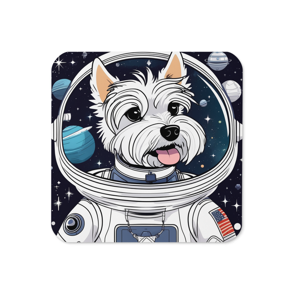 PugMug Custom West Highland White Terrier Coaster