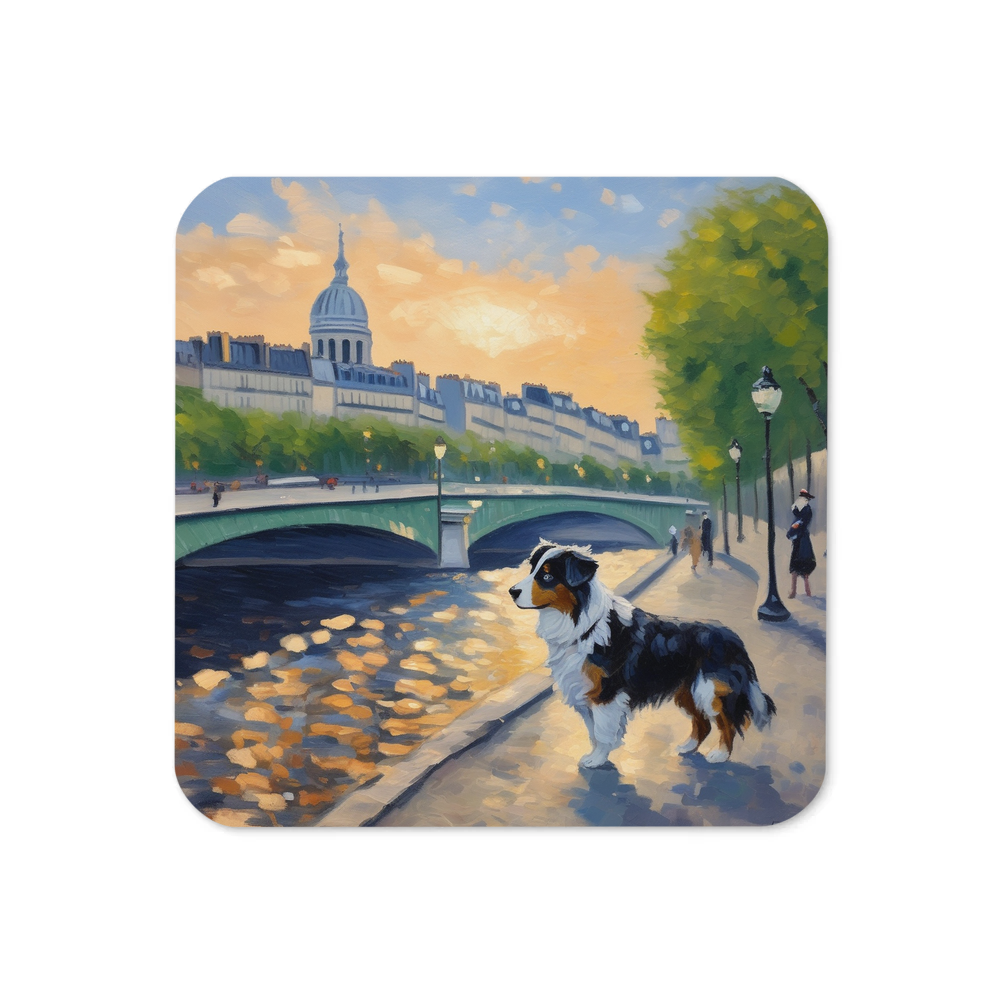 PugMug Custom Australian Shepherd Dog Coaster