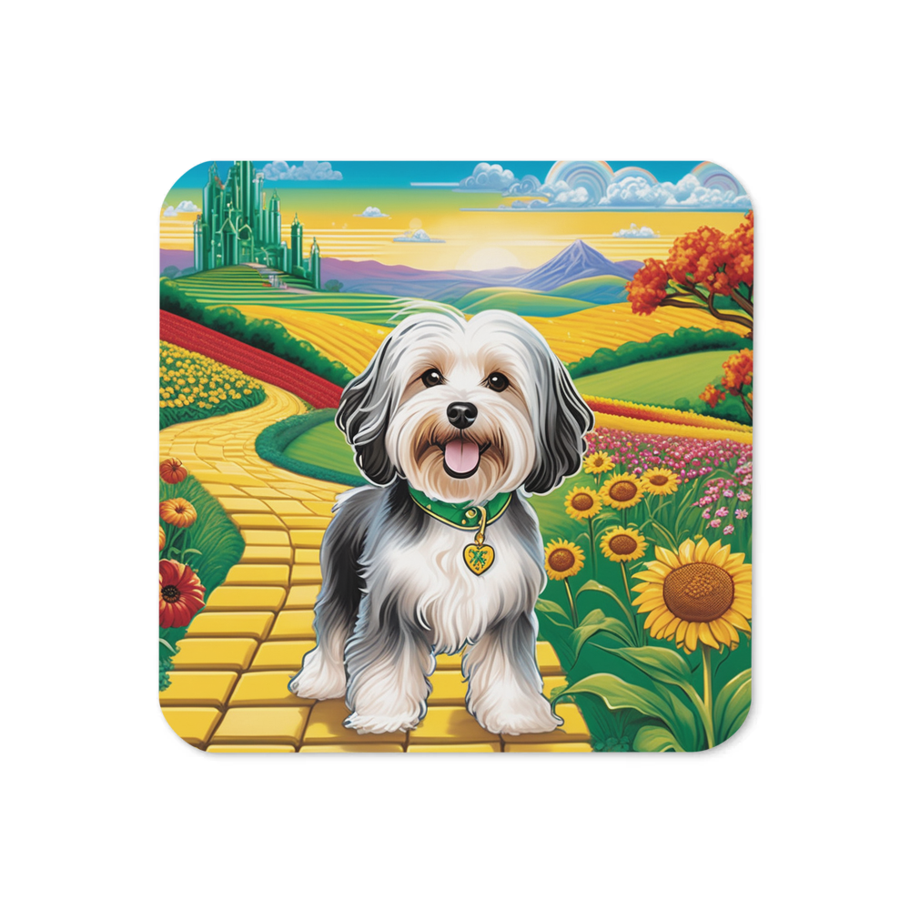 PugMug Custom Tan Havanese Dog Coaster
