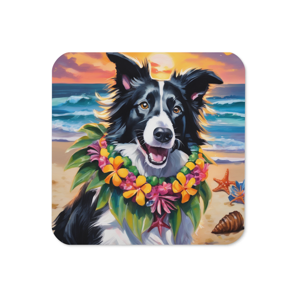 PugMug Custom Border Collie Coaster