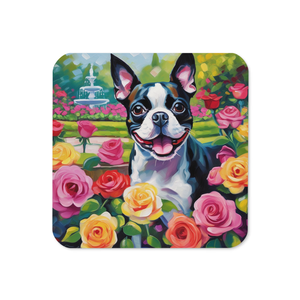 PugMug Custom Boston Terrier Coaster