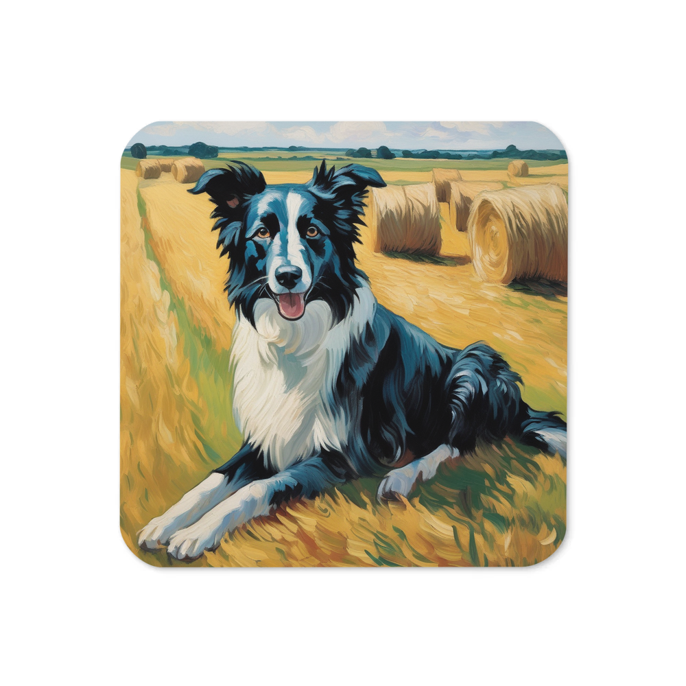 PugMug Custom Border Collie Coaster