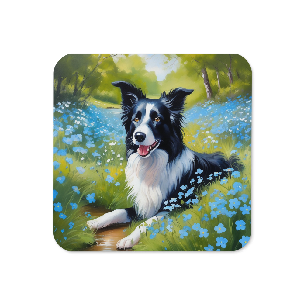 PugMug Custom Border Collie Coaster