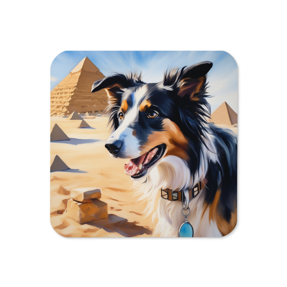 PugMug Custom Border Collie Coaster