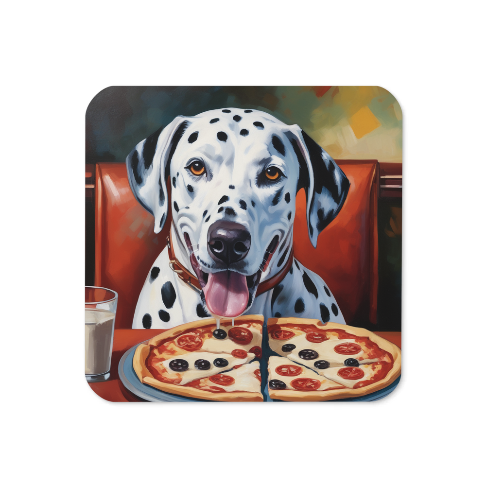 PugMug Custom Dalmatian Coaster