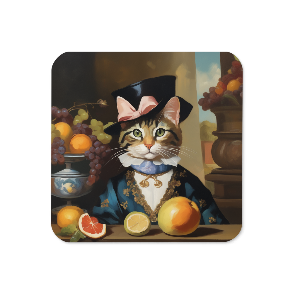 PugMug Custom Tabby Companion Cat Coaster