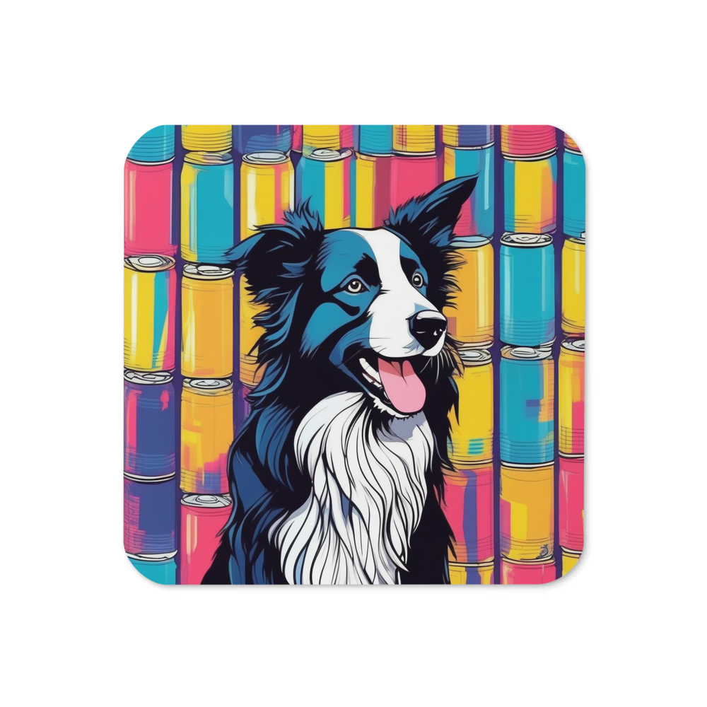 PugMug Custom Border Collie Coaster