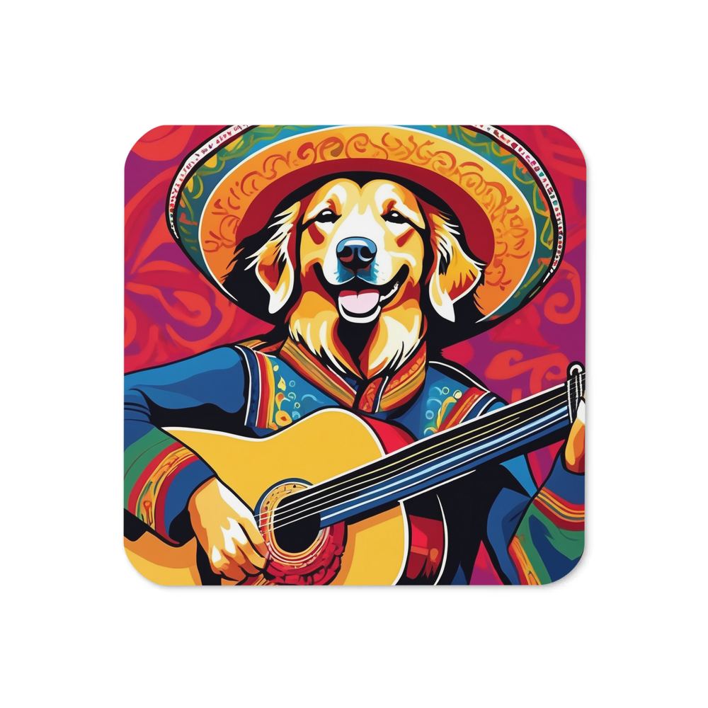PugMug Custom Golden Retriever Coaster