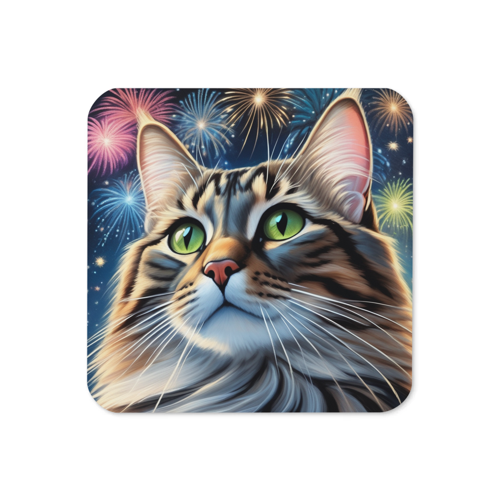 PugMug Custom Tabby Companion Cat Coaster