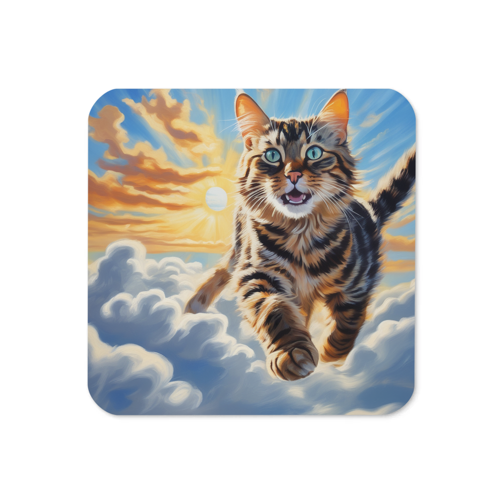 PugMug Custom Tabby Companion Cat Coaster