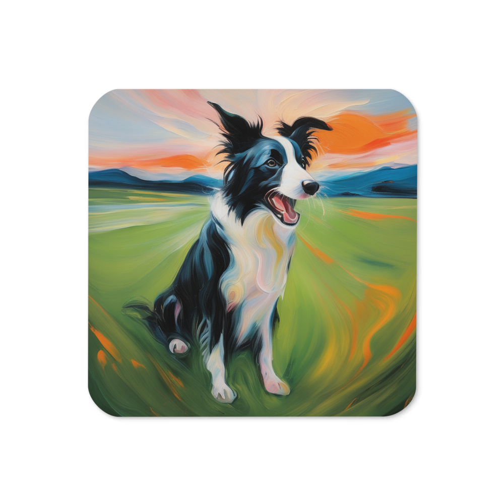 PugMug Custom Border Collie Coaster