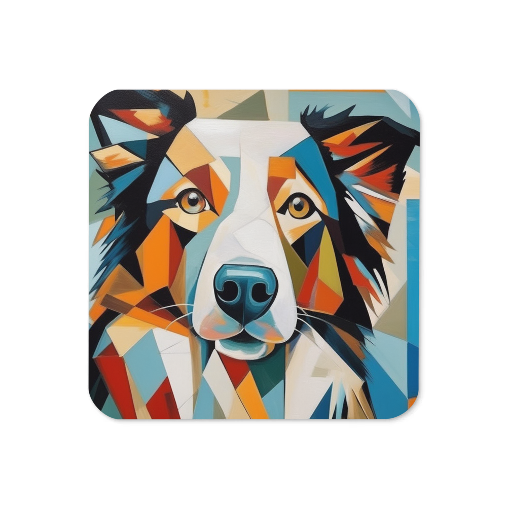 PugMug Custom Border Collie Coaster