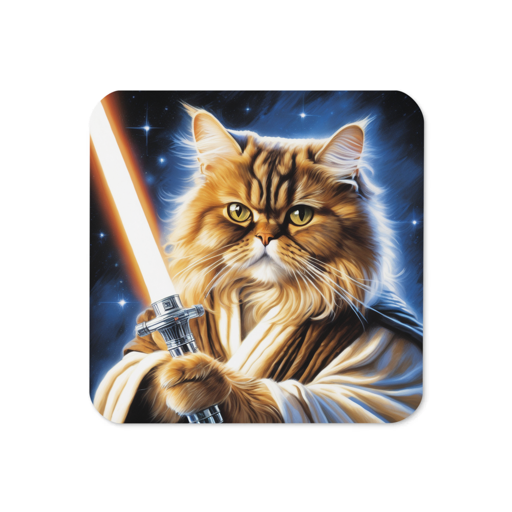 PugMug Custom Tabby Persian Cat Coaster