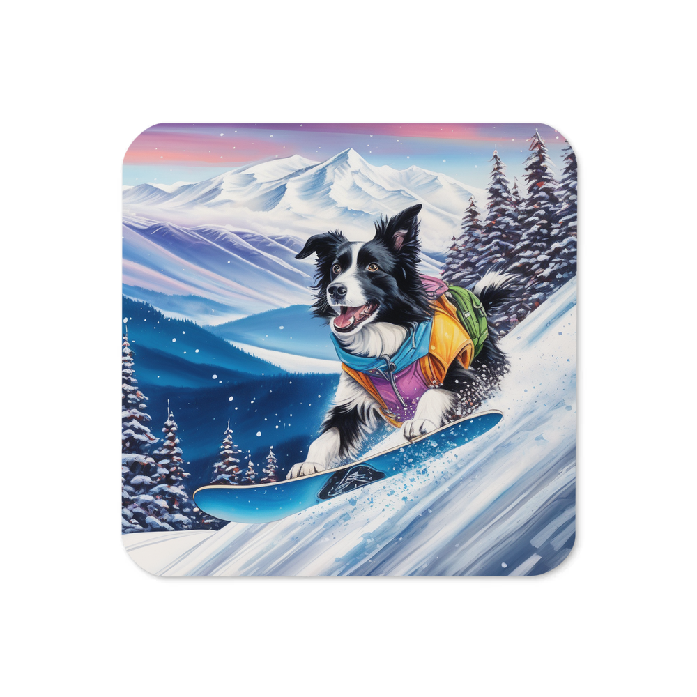 PugMug Custom Border Collie Coaster
