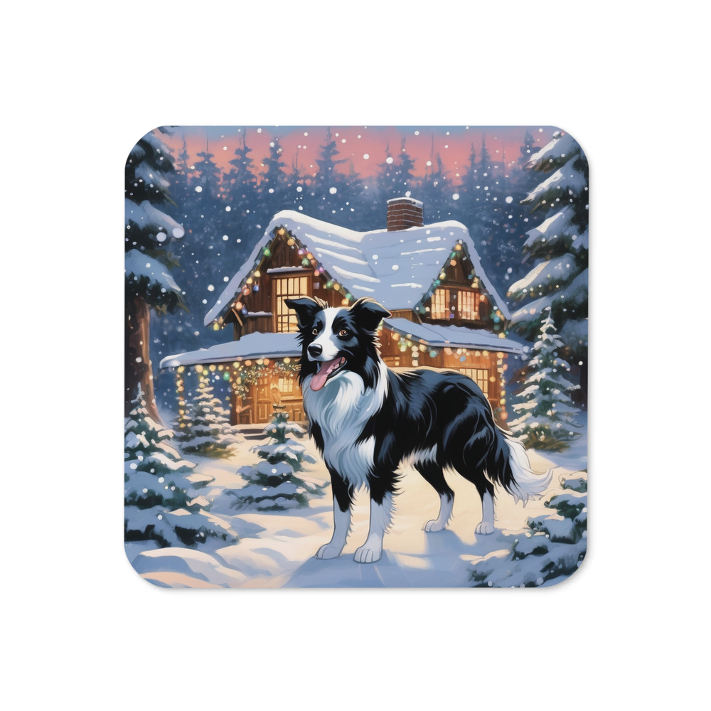 PugMug Custom Border Collie Coaster