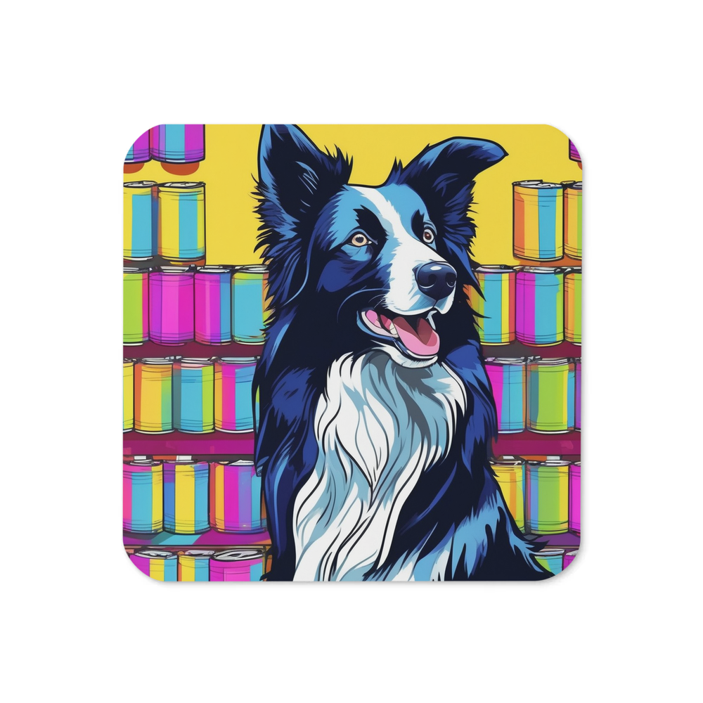 PugMug Custom Border Collie Coaster