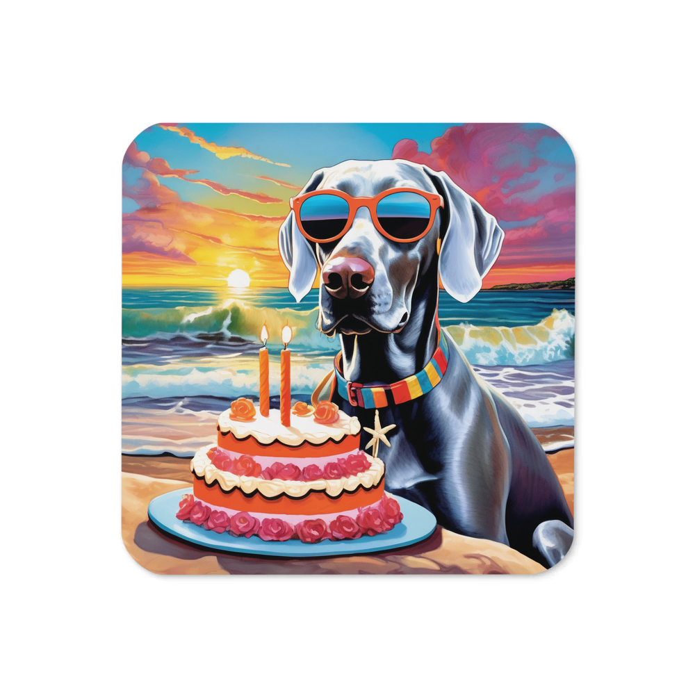 PugMug Custom Weimaraner Coaster