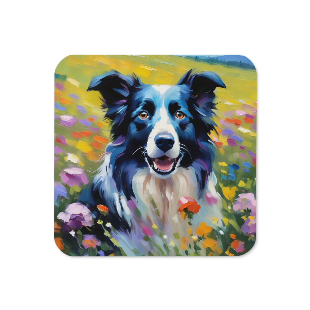 PugMug Custom Border Collie Coaster