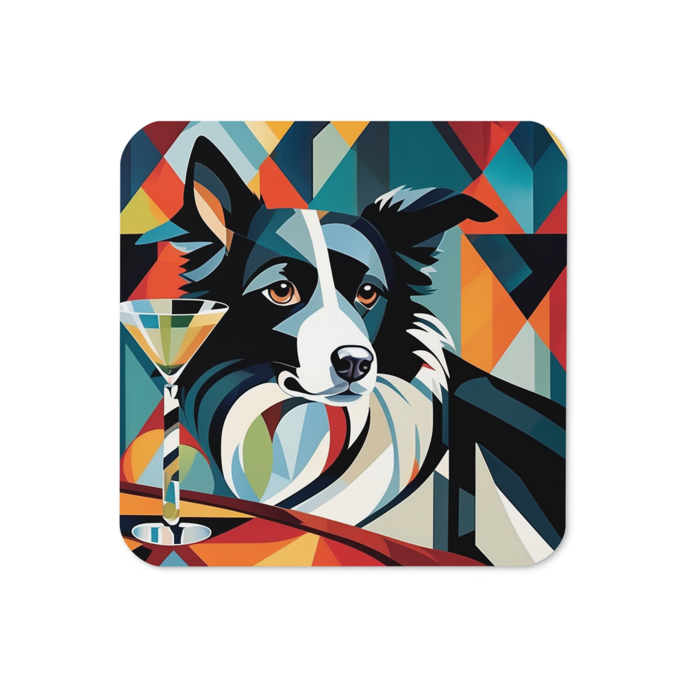 PugMug Custom Border Collie Coaster