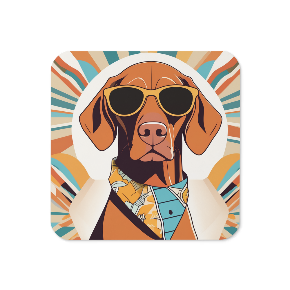 PugMug Custom Vizsla Coaster