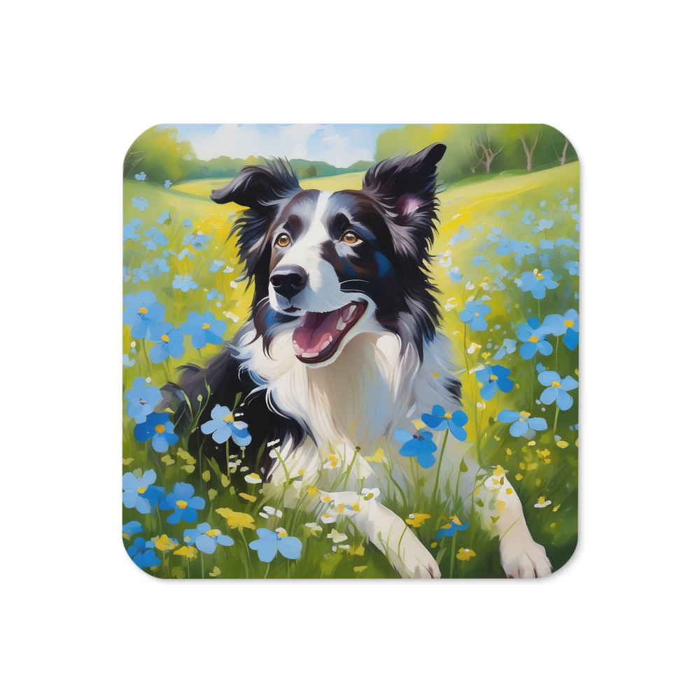 PugMug Custom Border Collie Coaster