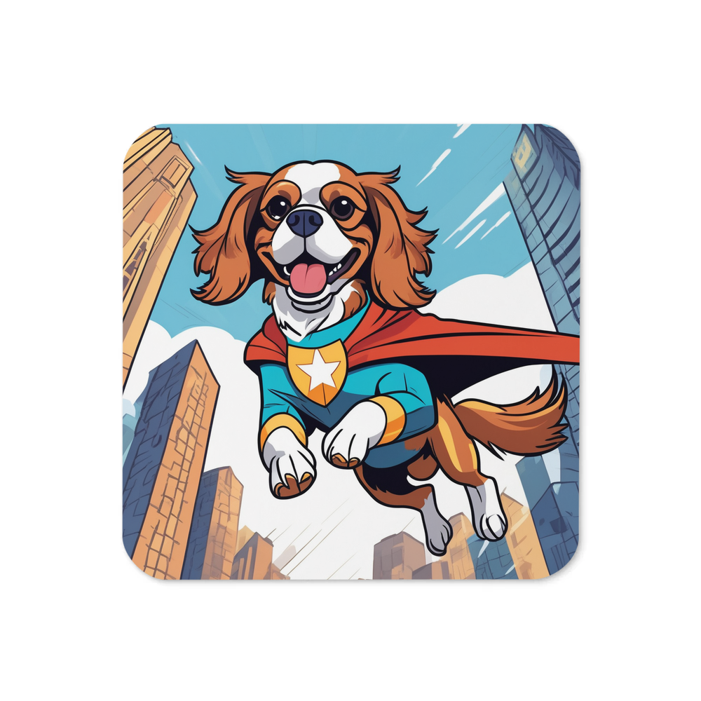 PugMug Custom Cavalier King Charles Spaniel Coaster