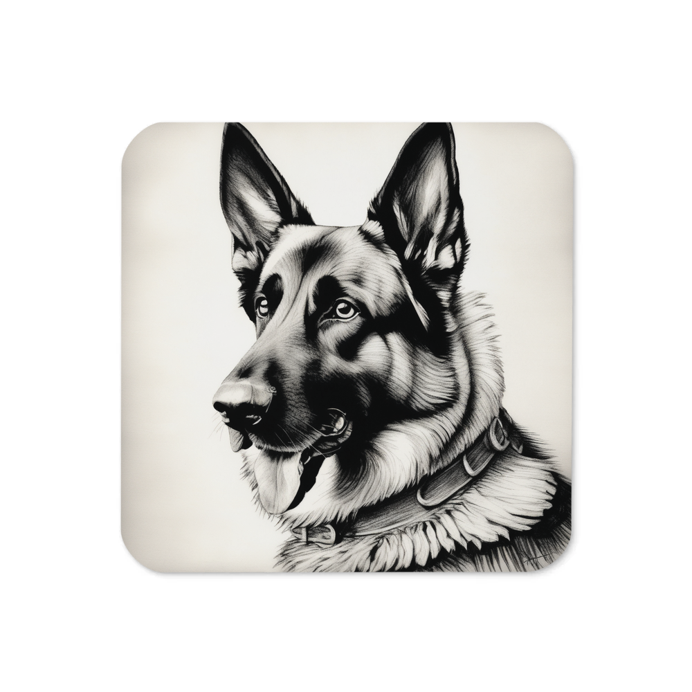 PugMug Custom German Shepherd Dog Coaster