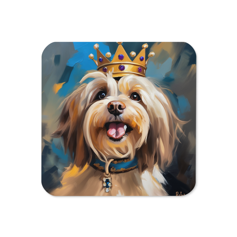 PugMug Custom Tan Havanese Dog Coaster