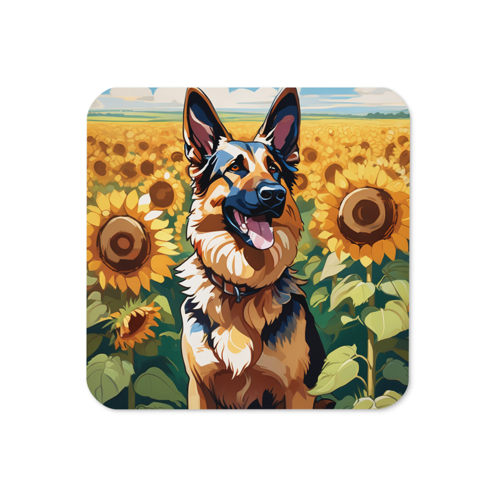 PugMug Custom German Shepherd Dog Coaster