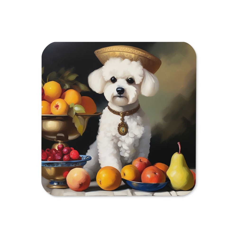 PugMug Custom Bichons Frise Coaster