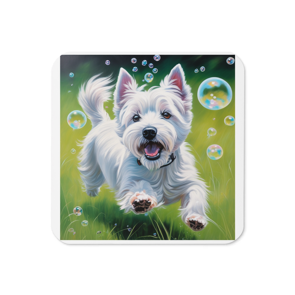 PugMug Custom West Highland White Terrier Coaster