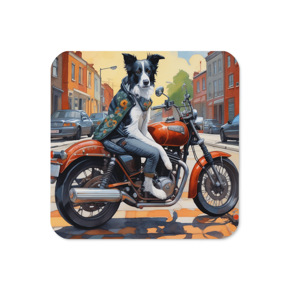 PugMug Custom Border Collie Coaster