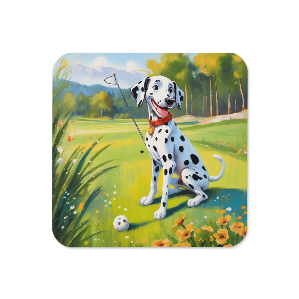 PugMug Custom Dalmatian Coaster