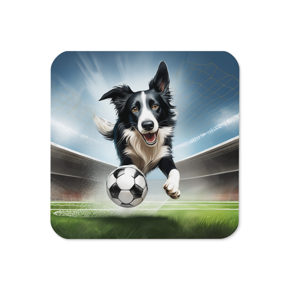 PugMug Custom Border Collie Coaster