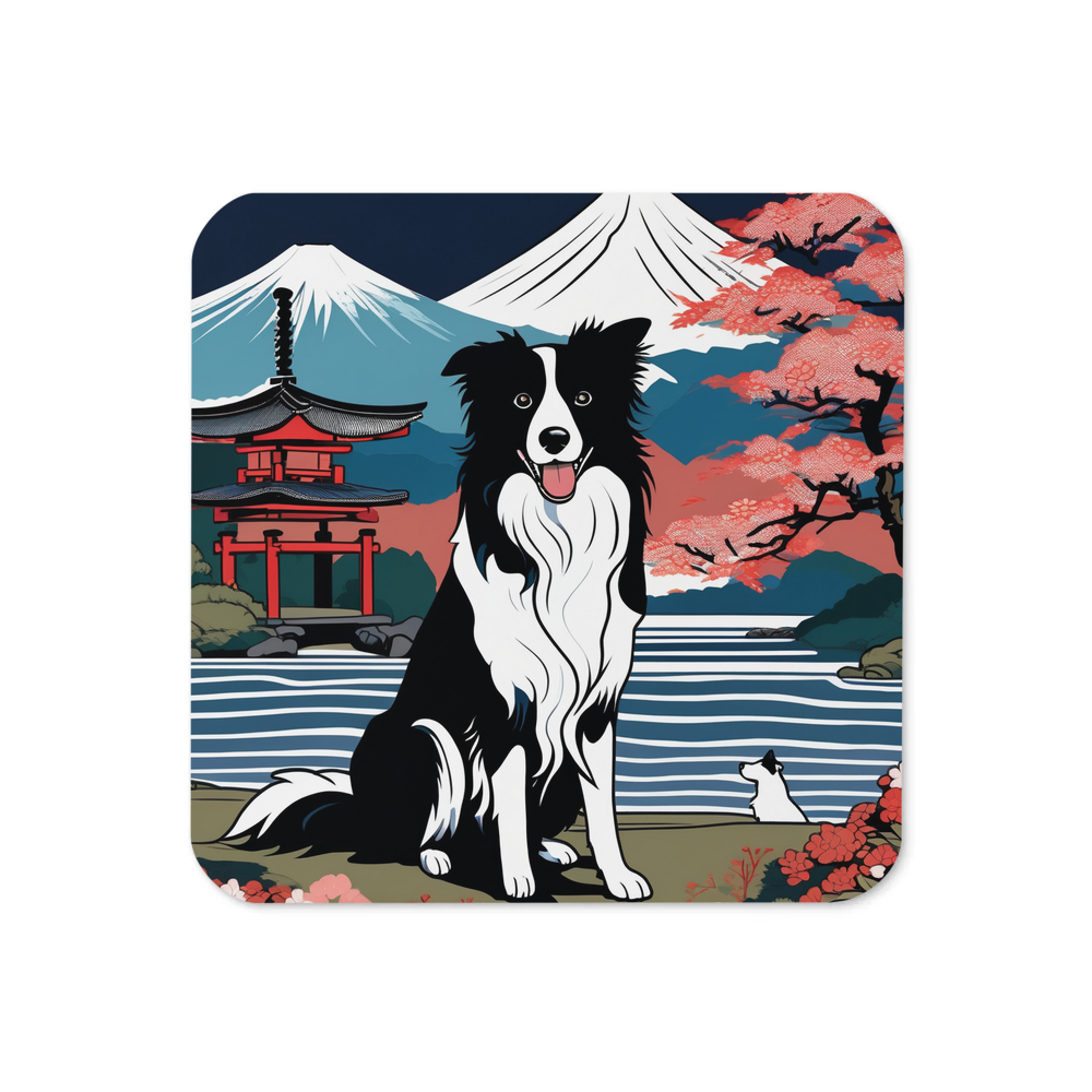 PugMug Custom Border Collie Coaster