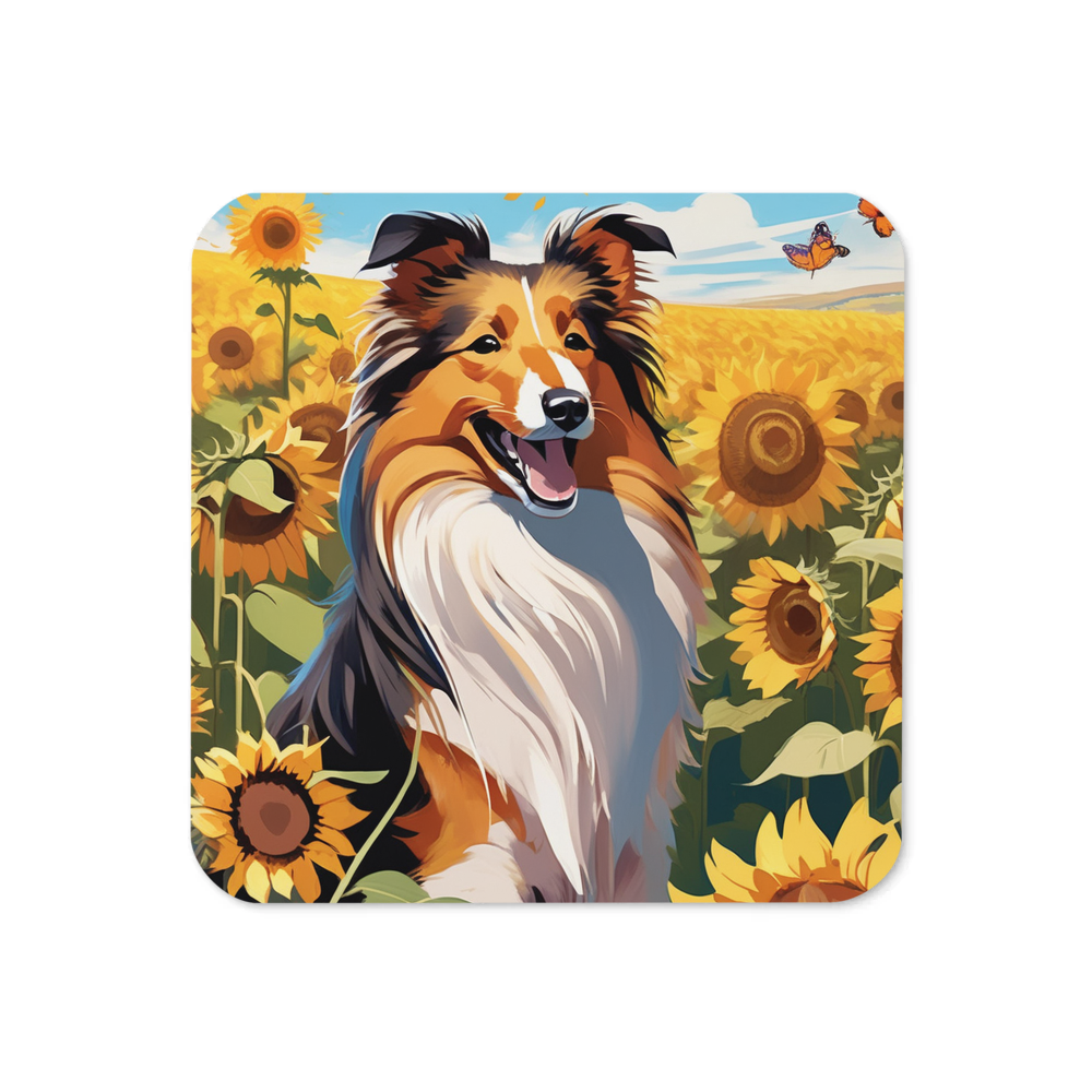 PugMug Custom Shetland Sheepdog Coaster
