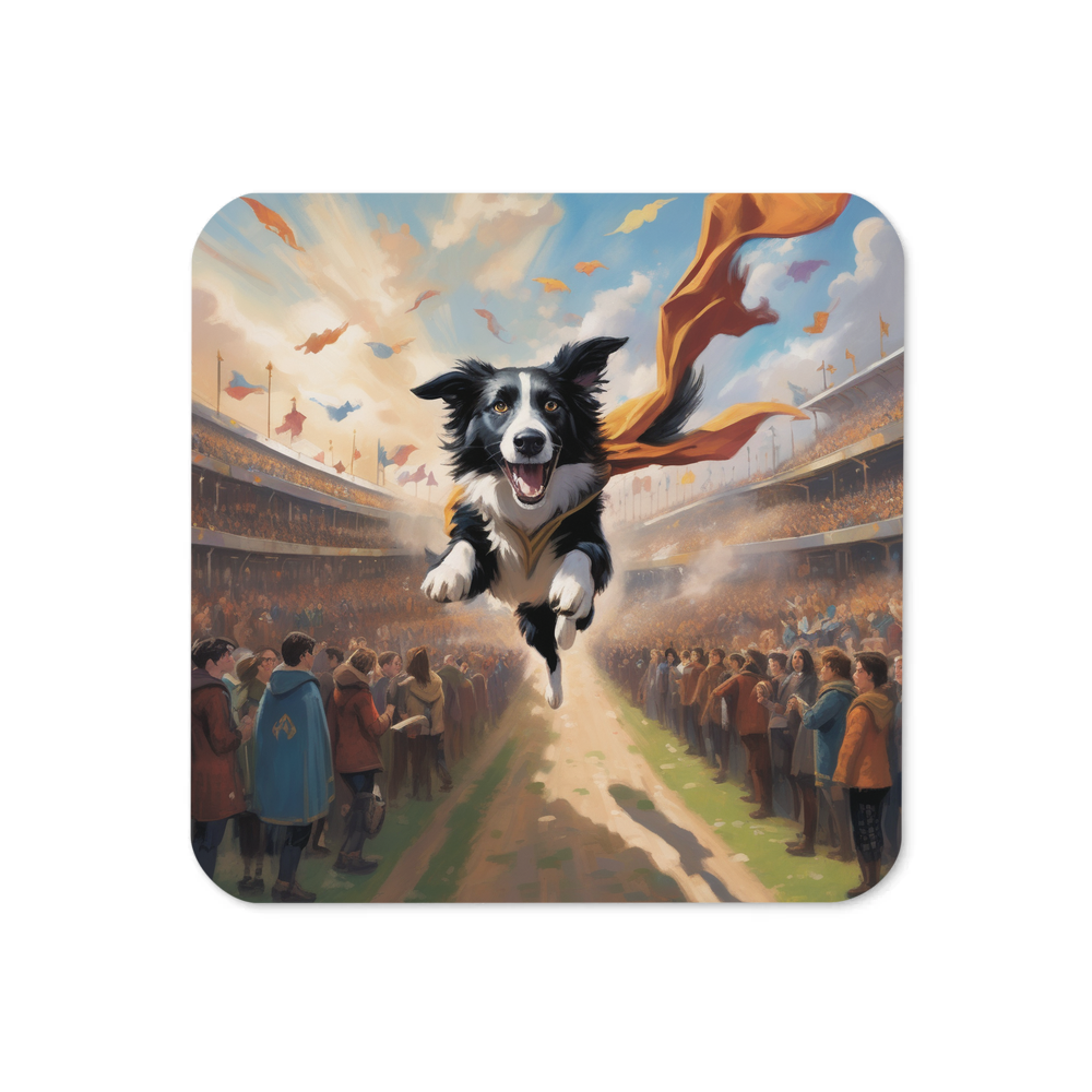 PugMug Custom Border Collie Coaster