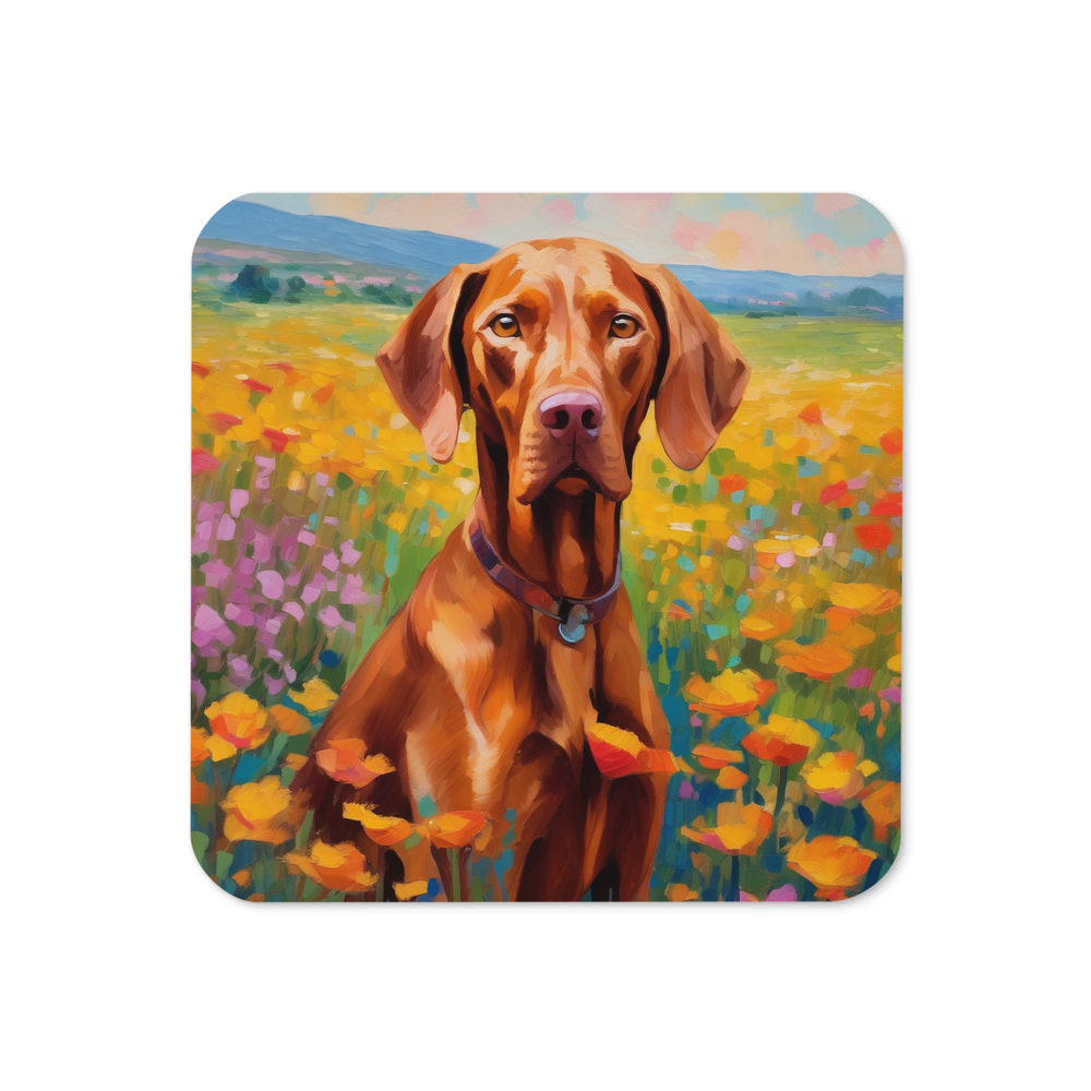PugMug Custom Vizsla Coaster