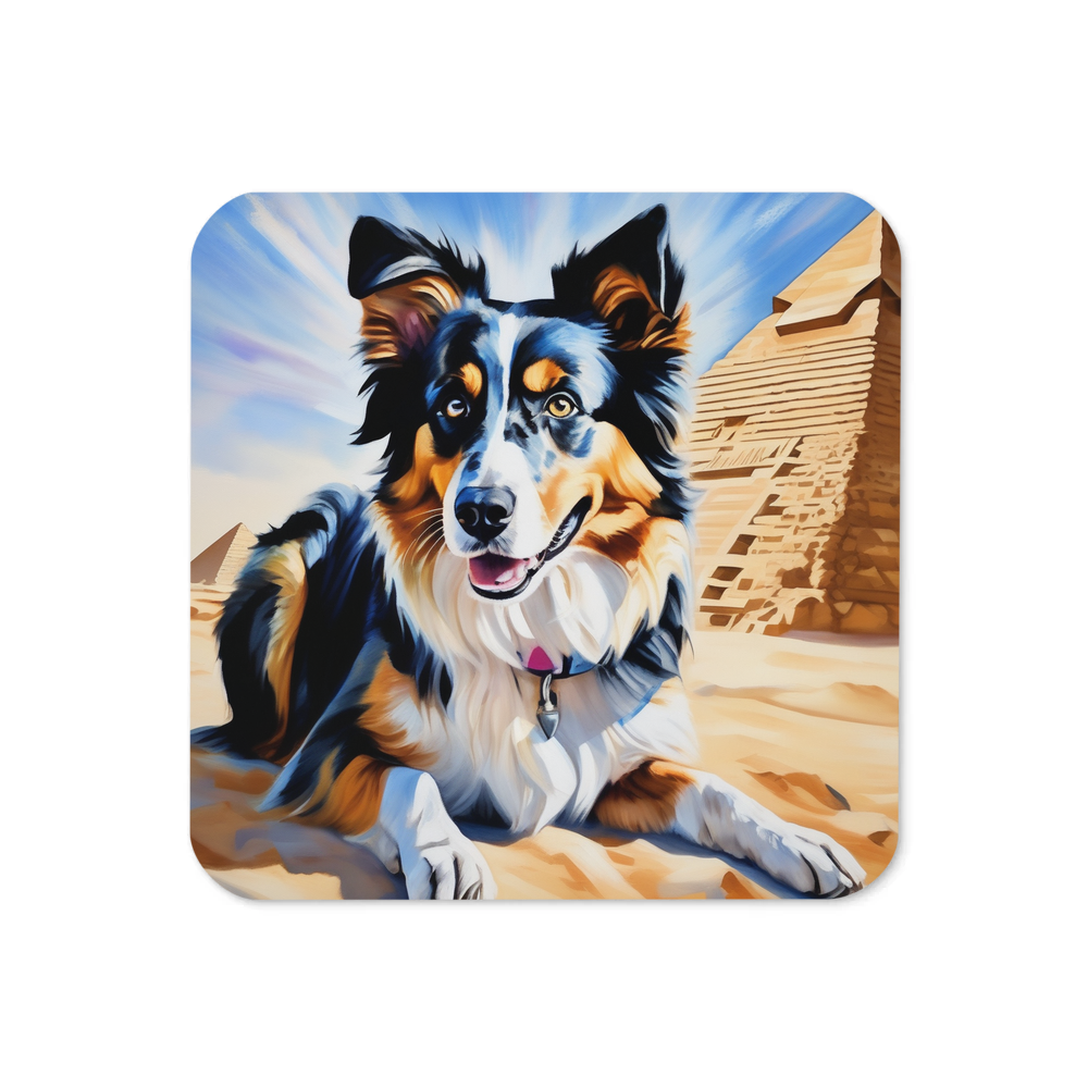 PugMug Custom Australian Shepherd Dog Coaster