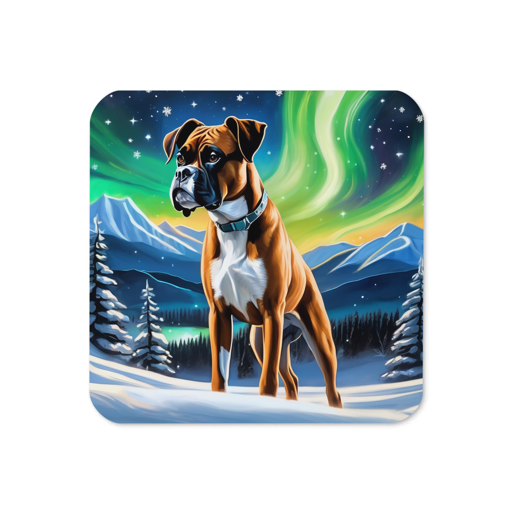 PugMug Custom Boxer Dog Coaster