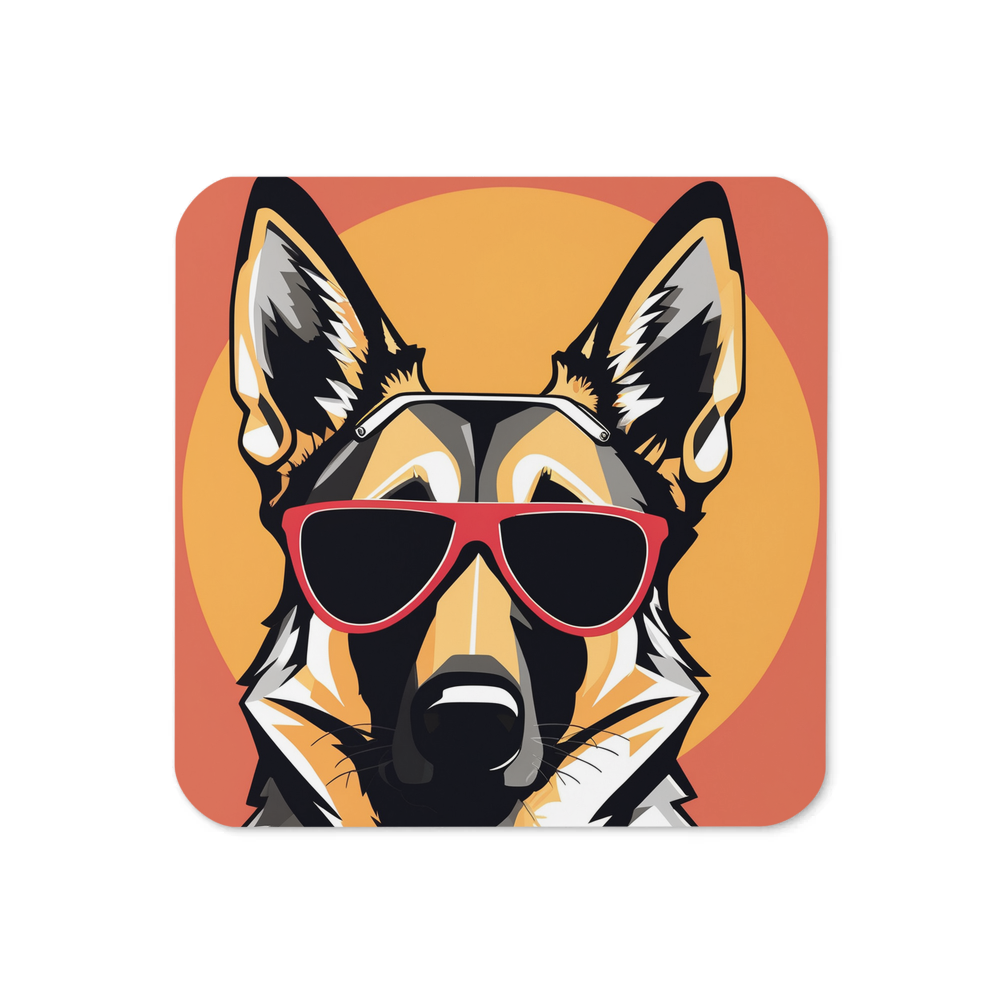 PugMug Custom German Shepherd Dog Coaster