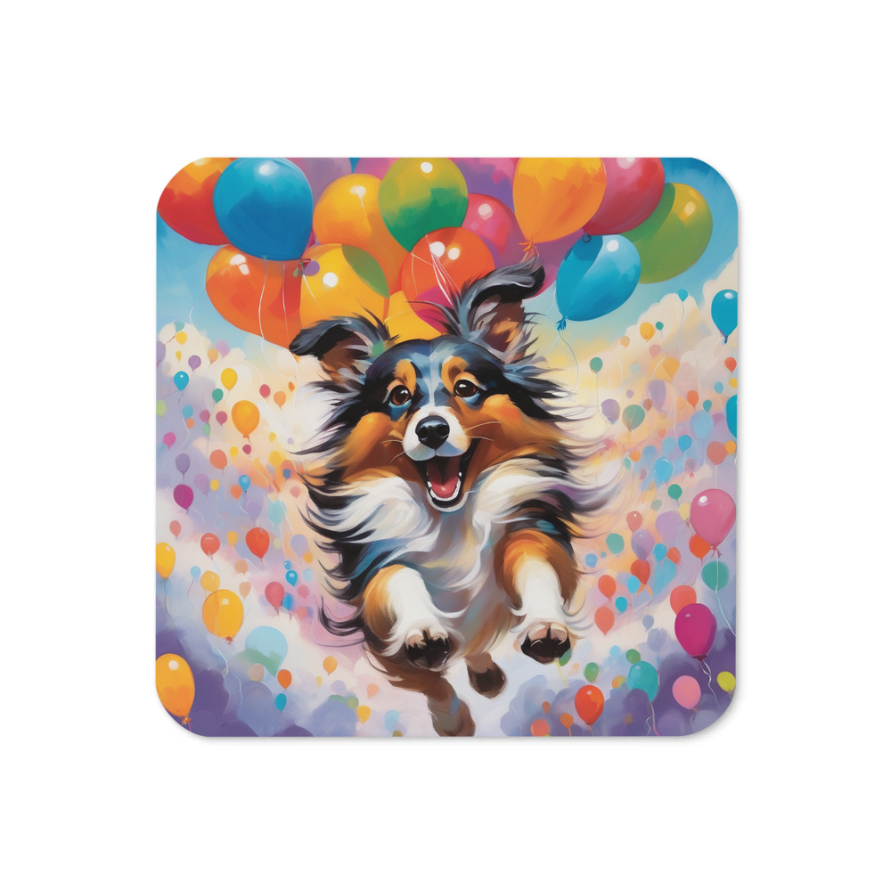 PugMug Custom Shetland Sheepdog Coaster