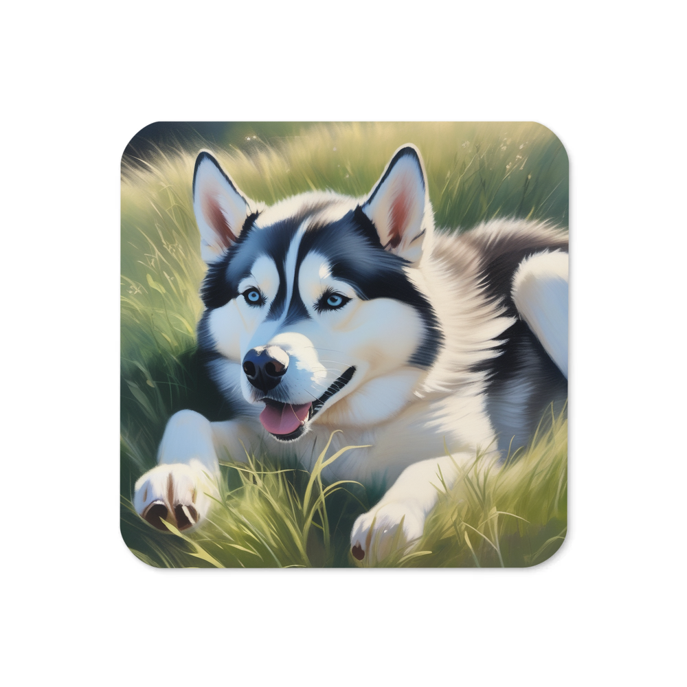 PugMug Custom Siberian Husky Coaster