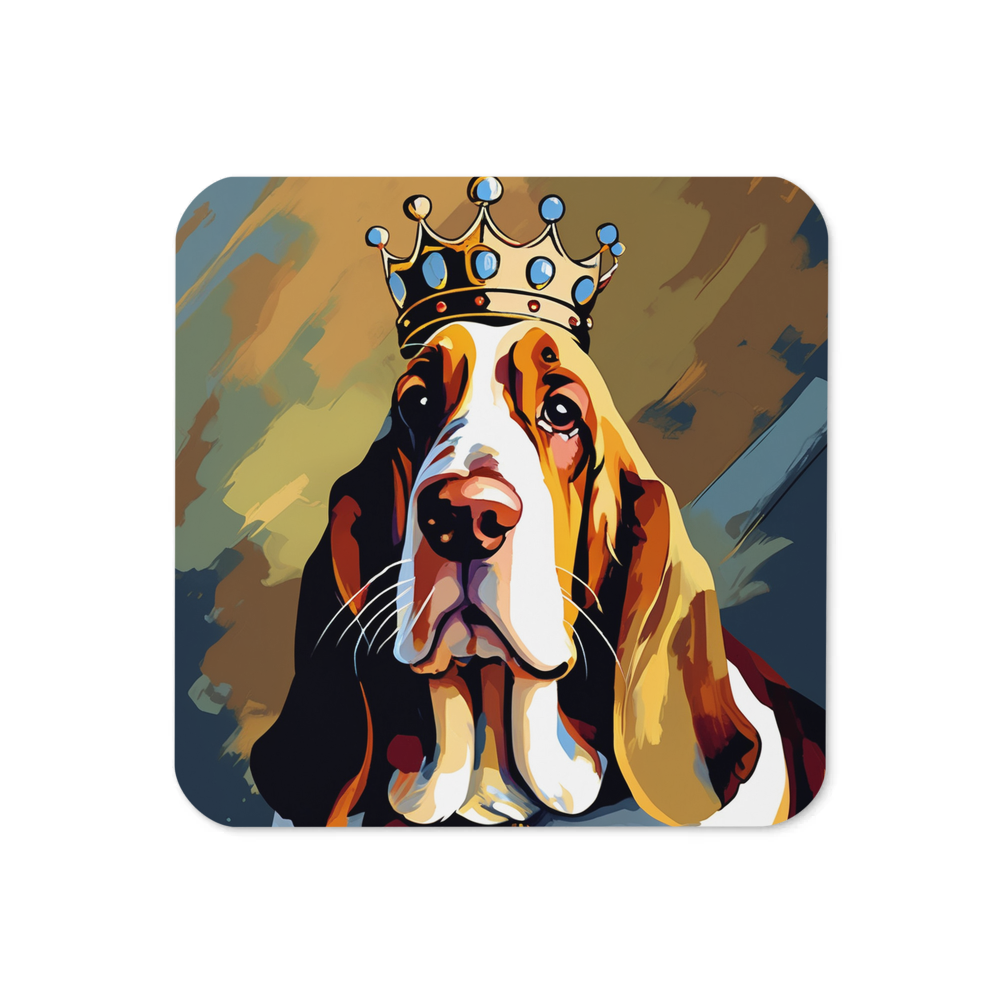 PugMug Custom Basset Hound Coaster