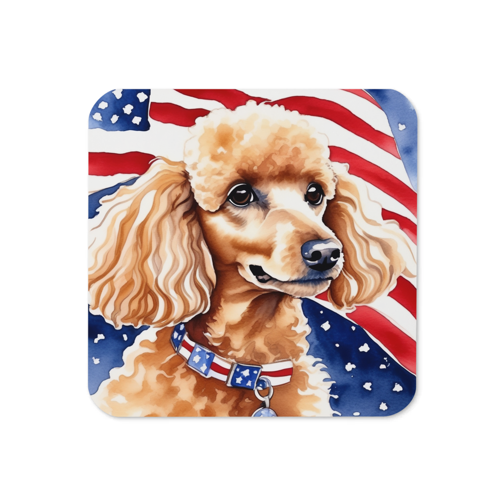 PugMug Custom Tan Poodle Coaster