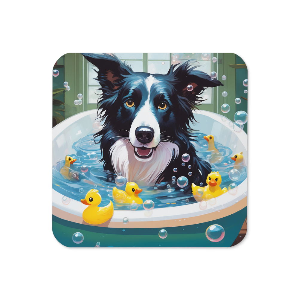 PugMug Custom Border Collie Coaster