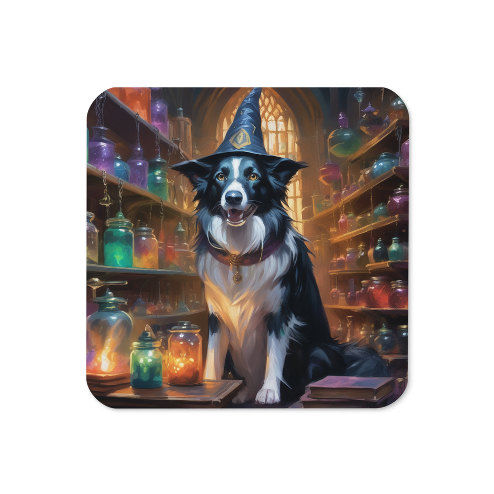PugMug Custom Border Collie Coaster
